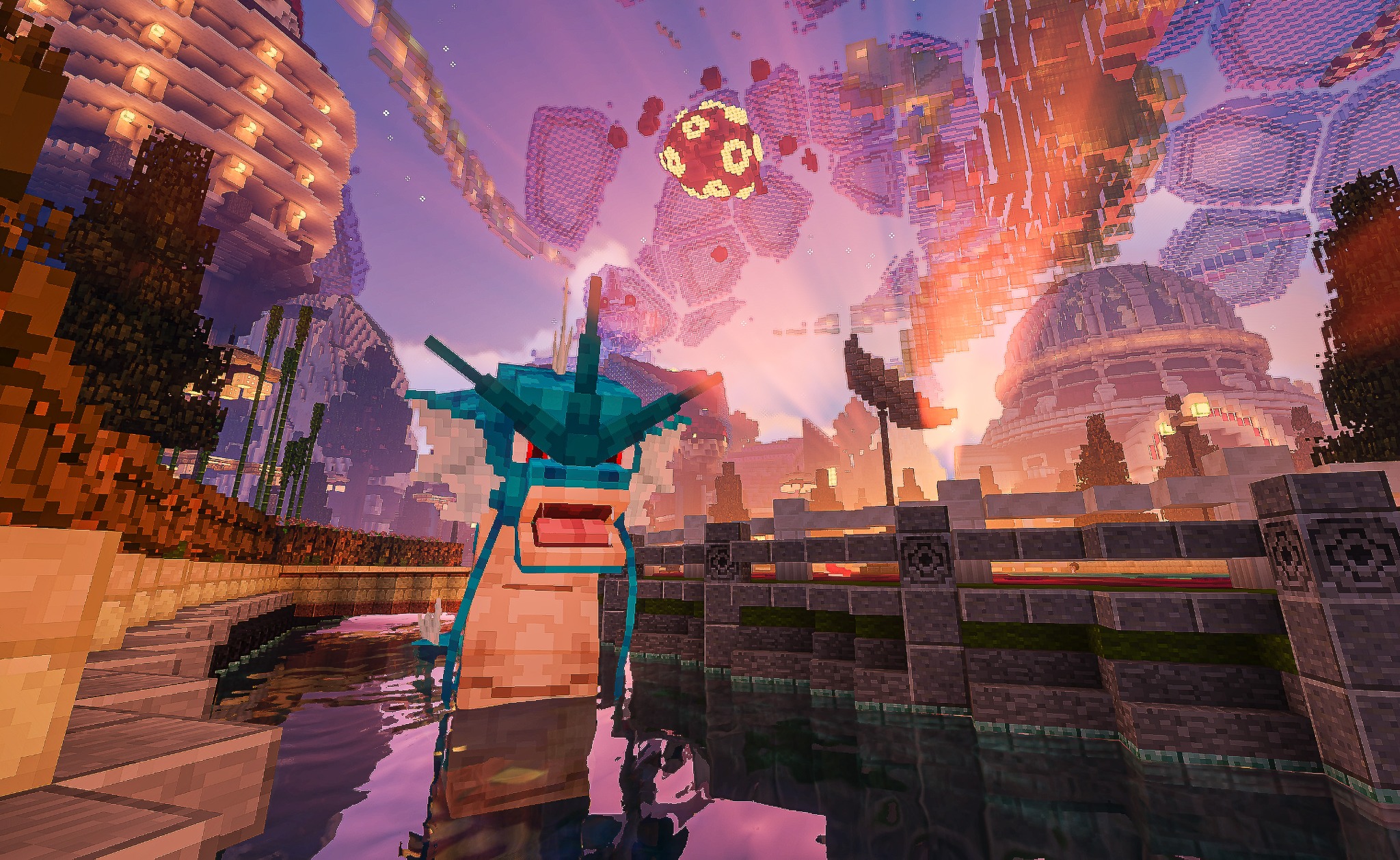 Léviator au spawn Octomon